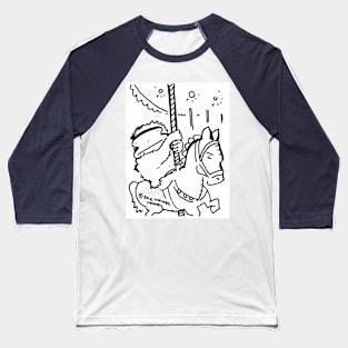 Ape on a Merry-Go-Round Baseball T-Shirt